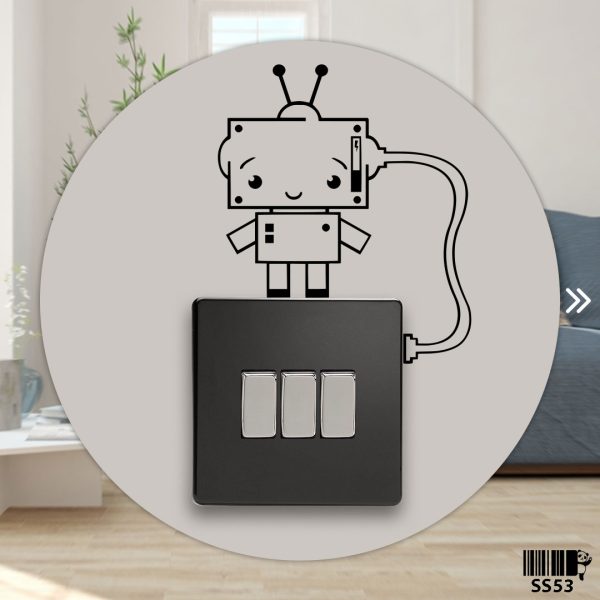 DDecorator Robot Wall Stickers & Decals Home Decor Wall Decor Removable Vinyl Wall Sticker - SS53 - DDecorator