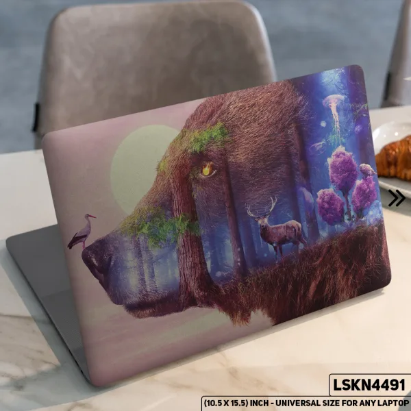 DDecorator Fantacy Art Digital Illustration Matte Finished Removable Waterproof Laptop Sticker & Laptop Skin (Including FREE Accessories) - LSKN4491 - DDecorator