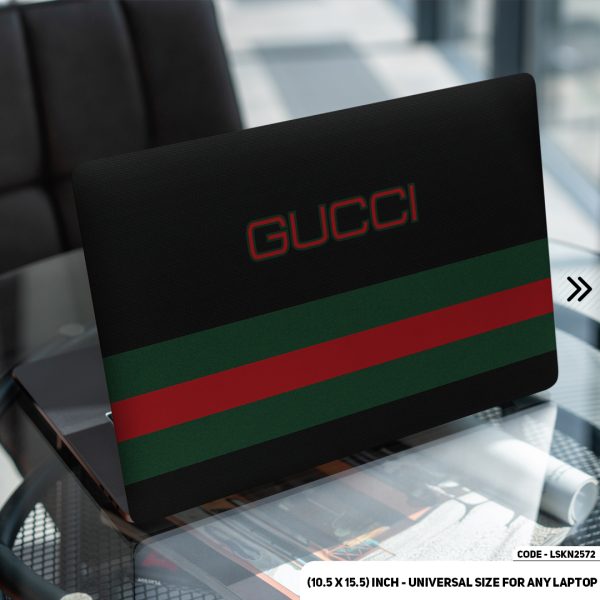DDecorator Luxury Brand Iconic Pattern Matte Finished Removable Waterproof Laptop Sticker & Laptop Skin (Including FREE Accessories) - LSKN2572 - DDecorator