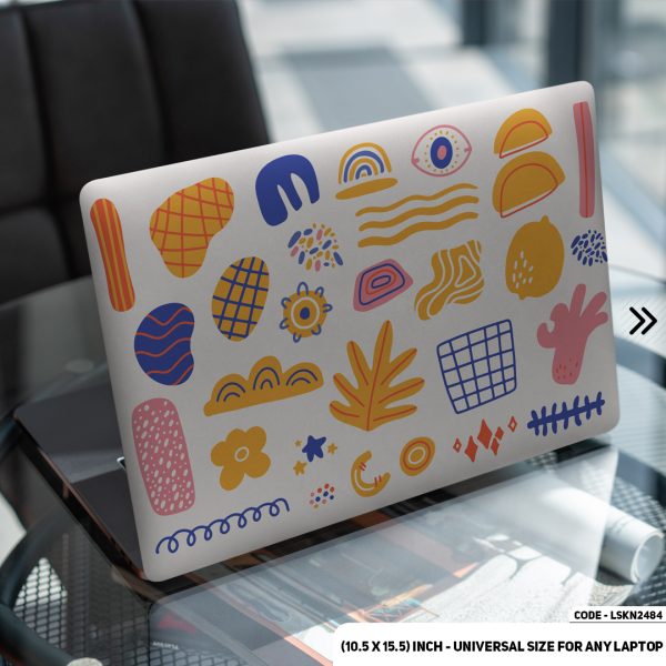 DDecorator Seamless Pattern Matte Finished Removable Waterproof Laptop Sticker & Laptop Skin (Including FREE Accessories) - LSKN2484 - DDecorator