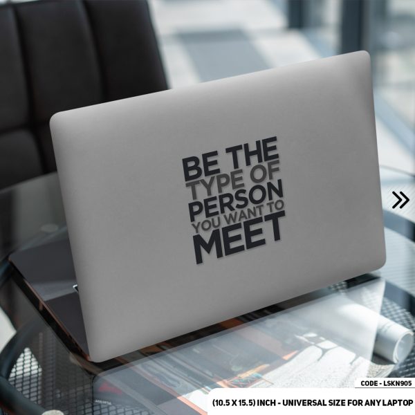 DDecorator Motivational Quote Matte Finished Removable Waterproof Laptop Sticker & Laptop Skin (Including FREE Accessories) - LSKN905 - DDecorator