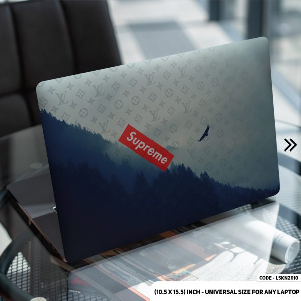 DDecorator Luxury Brand Iconic Design Matte Finished Removable Waterproof Laptop Sticker & Laptop Skin (Including FREE Accessories) - LSKN2610 - DDecorator