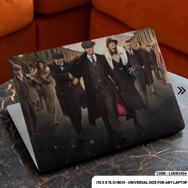 DDecorator Peaky Blinders Full Family Matte Finished Removable Waterproof Laptop Sticker & Laptop Skin (Including FREE Accessories) - LSKN3304 - DDecorator