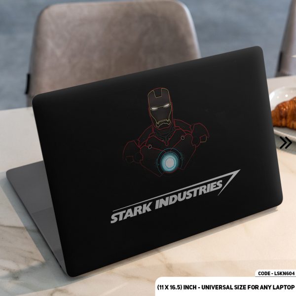 DDecorator Iron Man Marvel Legends Matte Finished Removable Waterproof Laptop Sticker & Laptop Skin (Including FREE Accessories) - LSKN604 - DDecorator