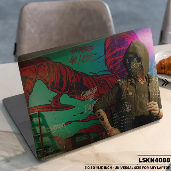 DDecorator Digital Art Illustration Matte Finished Removable Waterproof Laptop Sticker & Laptop Skin (Including FREE Accessories) - LSKN4088 - DDecorator