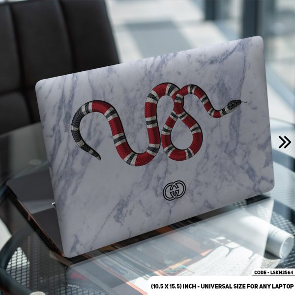 DDecorator Luxury Brand Iconic Pattern Matte Finished Removable Waterproof Laptop Sticker & Laptop Skin (Including FREE Accessories) - LSKN2564 - DDecorator