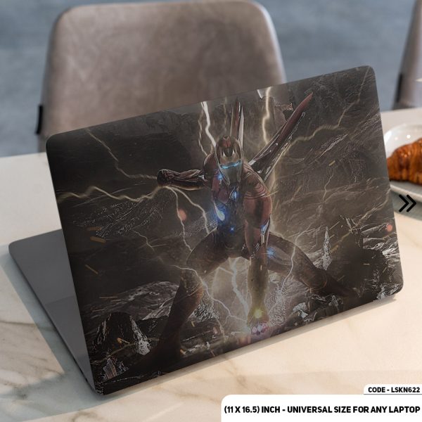 DDecorator Iron Man Is Attacking Thanos Matte Finished Removable Waterproof Laptop Sticker & Laptop Skin (Including FREE Accessories) - LSKN622 - DDecorator