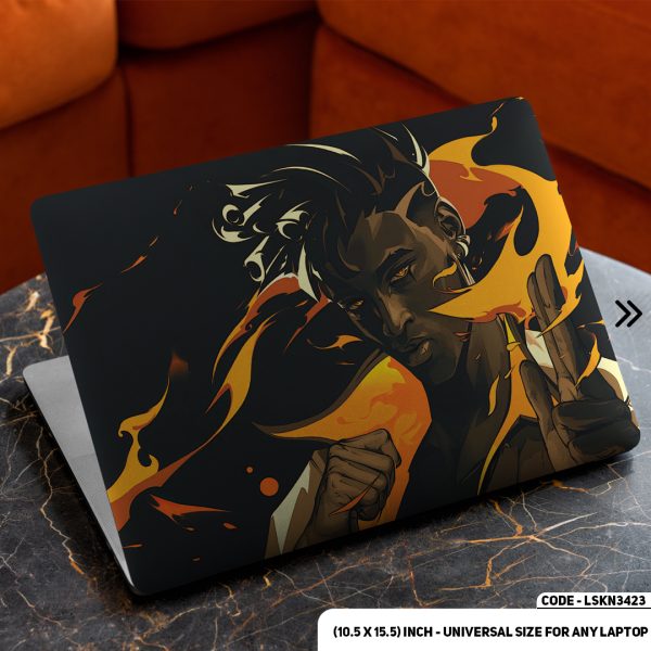 DDecorator Digital Character Matte Finished Removable Waterproof Laptop Sticker & Laptop Skin (Including FREE Accessories) - LSKN3423 - DDecorator