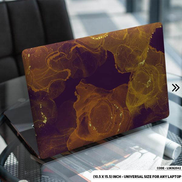 DDecorator Liquid Marble Texture Matte Finished Removable Waterproof Laptop Sticker & Laptop Skin (Including FREE Accessories) - LSKN2042 - DDecorator