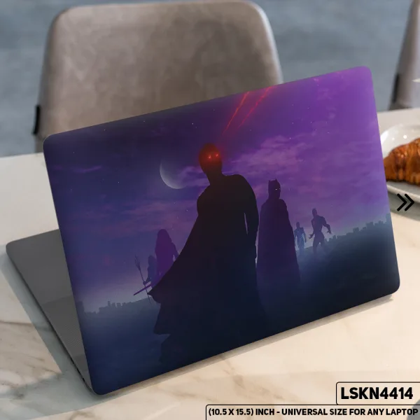DDecorator Flash Justice League Matte Finished Removable Waterproof Laptop Sticker & Laptop Skin (Including FREE Accessories) - LSKN4414 - DDecorator