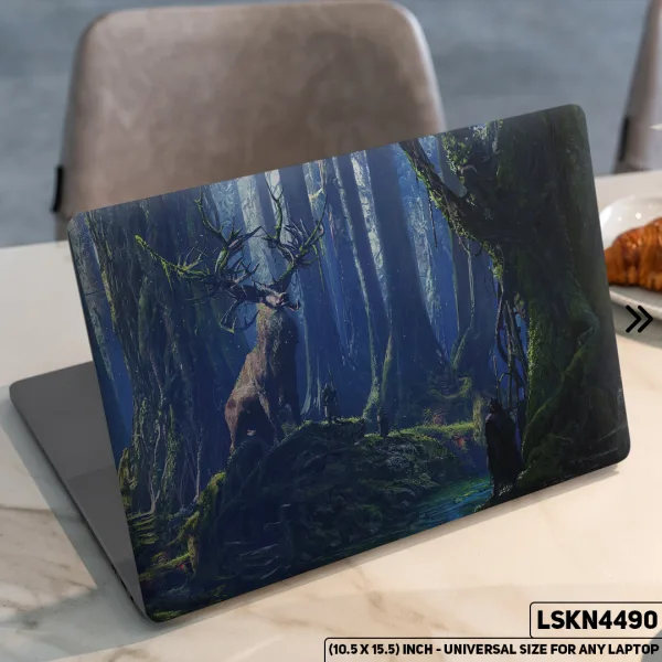 DDecorator Fantacy Art Digital Illustration Matte Finished Removable Waterproof Laptop Sticker & Laptop Skin (Including FREE Accessories) - LSKN4490 - DDecorator