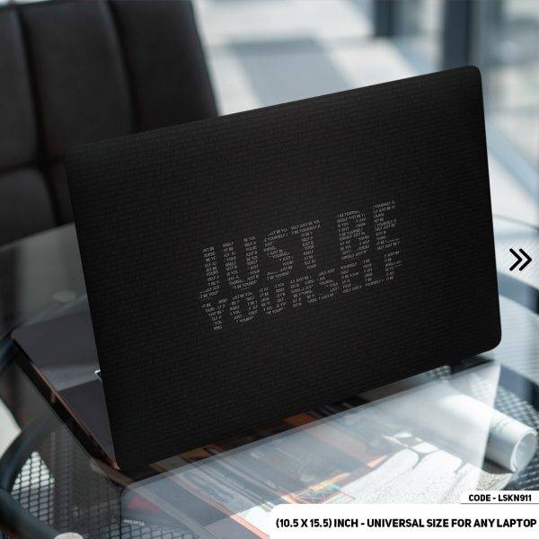 DDecorator Motivational Quote Matte Finished Removable Waterproof Laptop Sticker & Laptop Skin (Including FREE Accessories) - LSKN911 - DDecorator