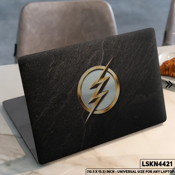 DDecorator Flash Justice League Matte Finished Removable Waterproof Laptop Sticker & Laptop Skin (Including FREE Accessories) - LSKN4421 - DDecorator