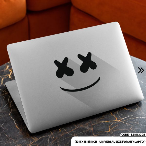 DDecorator Marshmallow Logo Matte Finished Removable Waterproof Laptop Sticker & Laptop Skin (Including FREE Accessories) - LSKN3208 - DDecorator