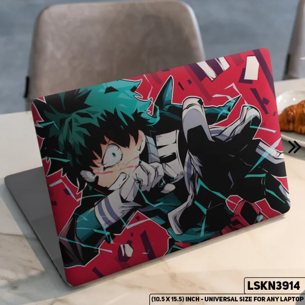 DDecorator Anime Character Illustration Matte Finished Removable Waterproof Laptop Sticker & Laptop Skin (Including FREE Accessories) - LSKN3914 - DDecorator
