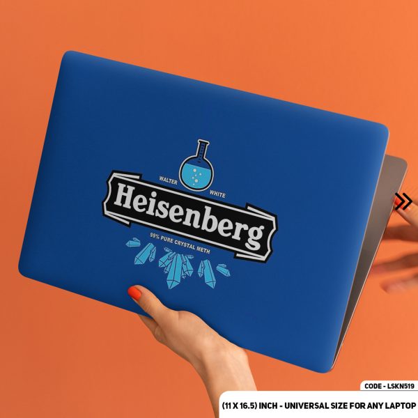 DDecorator Breaking Bad Heisenberg Theory Matte Finished Removable Waterproof Laptop Sticker & Laptop Skin (Including FREE Accessories) - LSKN519 - DDecorator