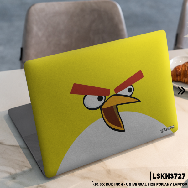 DDecorator Angry Bird Matte Finished Removable Waterproof Laptop Sticker & Laptop Skin (Including FREE Accessories) - LSKN3727 - DDecorator