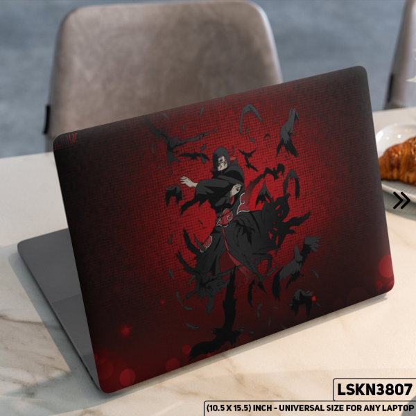 DDecorator NARUTO Anime Character Illustration Matte Finished Removable Waterproof Laptop Sticker & Laptop Skin (Including FREE Accessories) - LSKN3807 - DDecorator