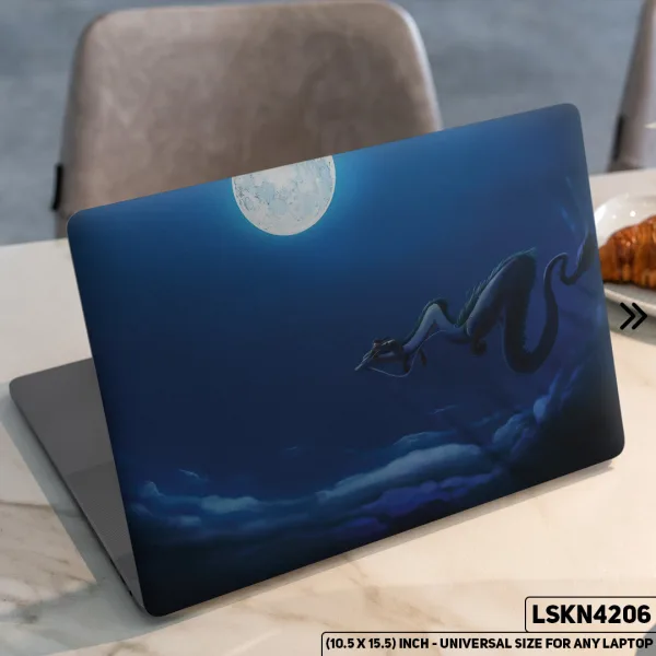 DDecorator Anime Character Digital Art Matte Finished Removable Waterproof Laptop Sticker & Laptop Skin (Including FREE Accessories) - LSKN4206 - DDecorator