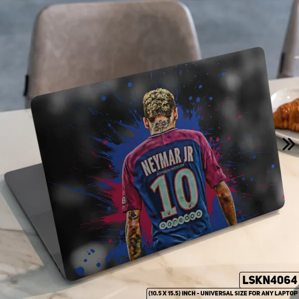 DDecorator Neymar FIFA World Cup Matte Finished Removable Waterproof Laptop Sticker & Laptop Skin (Including FREE Accessories) - LSKN4064 - DDecorator