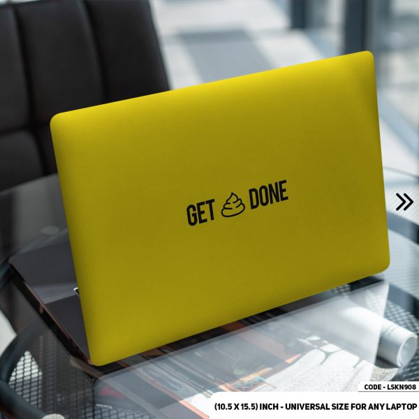 DDecorator Motivational Quote Matte Finished Removable Waterproof Laptop Sticker & Laptop Skin (Including FREE Accessories) - LSKN908 - DDecorator