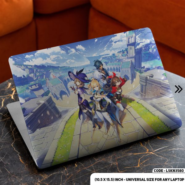DDecorator Anime Character Illustration Matte Finished Removable Waterproof Laptop Sticker & Laptop Skin (Including FREE Accessories) - LSKN3580 - DDecorator