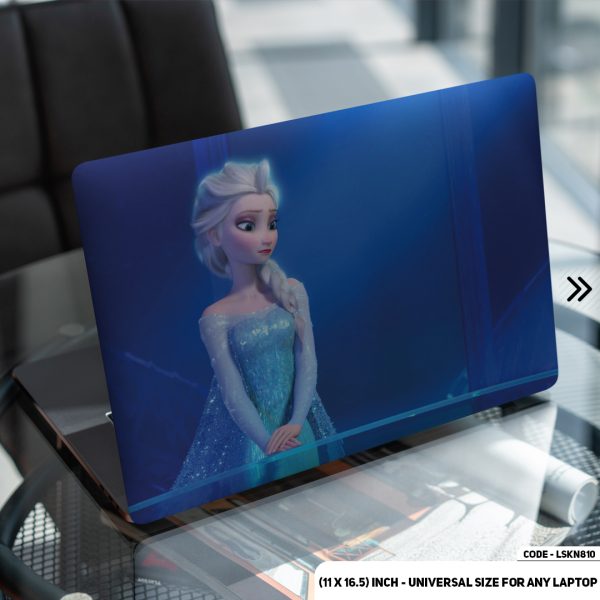 DDecorator Elsa In Frozen Matte Finished Removable Waterproof Laptop Sticker & Laptop Skin (Including FREE Accessories) - LSKN810 - DDecorator