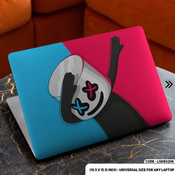 DDecorator Marshmallow Dabbing Matte Finished Removable Waterproof Laptop Sticker & Laptop Skin (Including FREE Accessories) - LSKN3206 - DDecorator