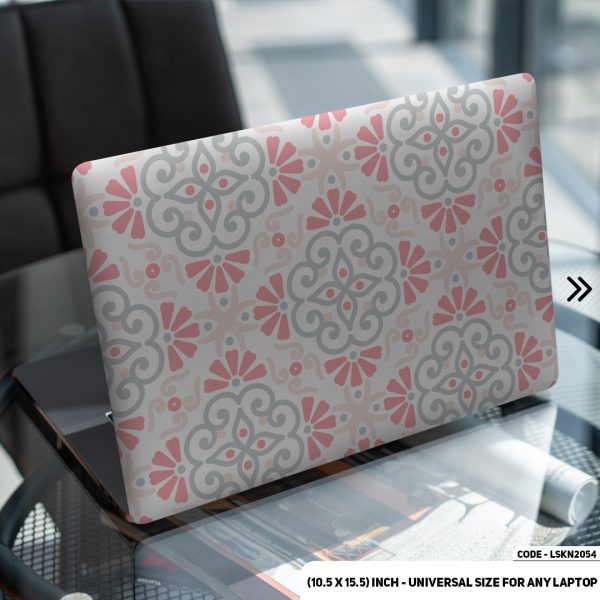 DDecorator Seamless Geomatric Pattern Matte Finished Removable Waterproof Laptop Sticker & Laptop Skin (Including FREE Accessories) - LSKN2054 - DDecorator