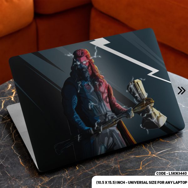 DDecorator Digital Character Matte Finished Removable Waterproof Laptop Sticker & Laptop Skin (Including FREE Accessories) - LSKN3440 - DDecorator