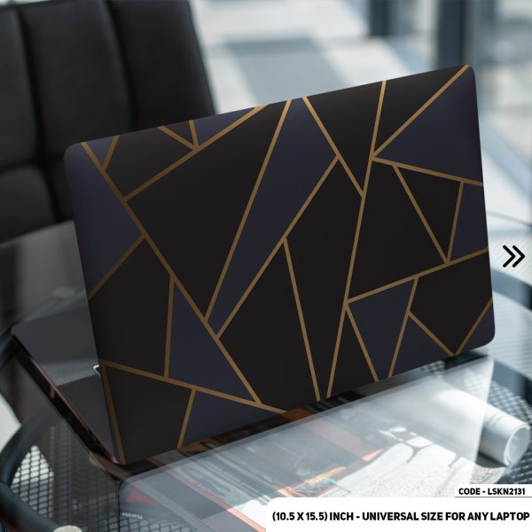 DDecorator Seamless Geomatric Pattern Matte Finished Removable Waterproof Laptop Sticker & Laptop Skin (Including FREE Accessories) - LSKN2131 - DDecorator