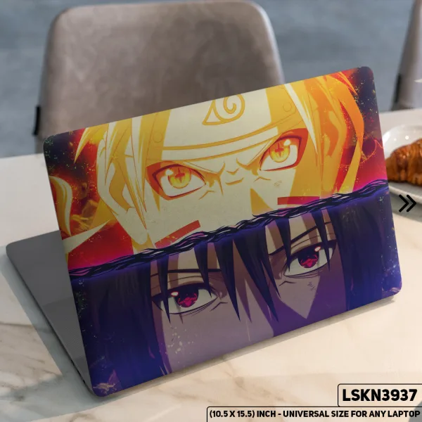 DDecorator Anime Character Illustration Matte Finished Removable Waterproof Laptop Sticker & Laptop Skin (Including FREE Accessories) - LSKN3937 - DDecorator