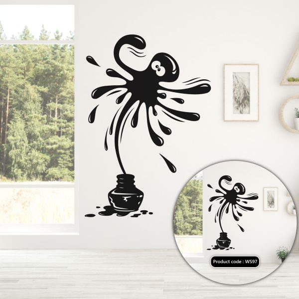 DDecorator Scary Ink Wall Stickers & Decals Home Decor Wall Decor Removable Vinyl Wall Sticker - WS97 - DDecorator