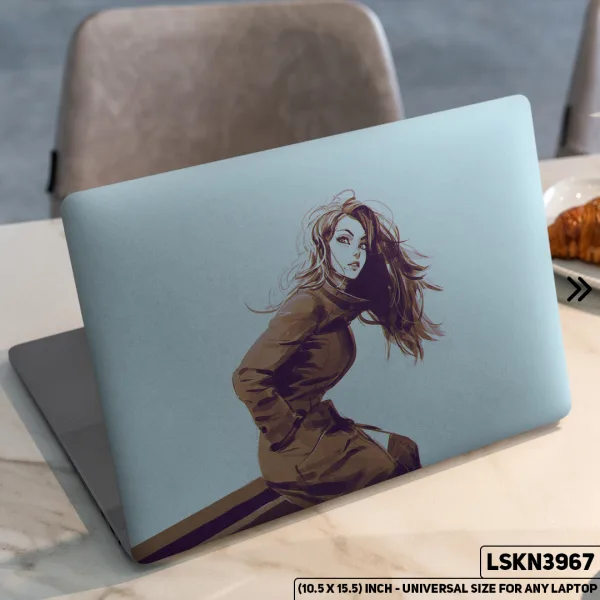 DDecorator Fantacy Art Digital Illustration Matte Finished Removable Waterproof Laptop Sticker & Laptop Skin (Including FREE Accessories) - LSKN3967 - DDecorator