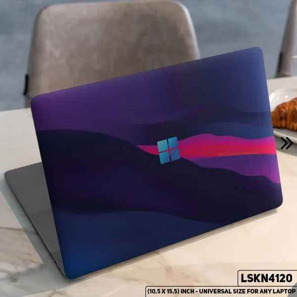 DDecorator Horizon Art Digital Illustration Matte Finished Removable Waterproof Laptop Sticker & Laptop Skin (Including FREE Accessories) - LSKN4120 - DDecorator