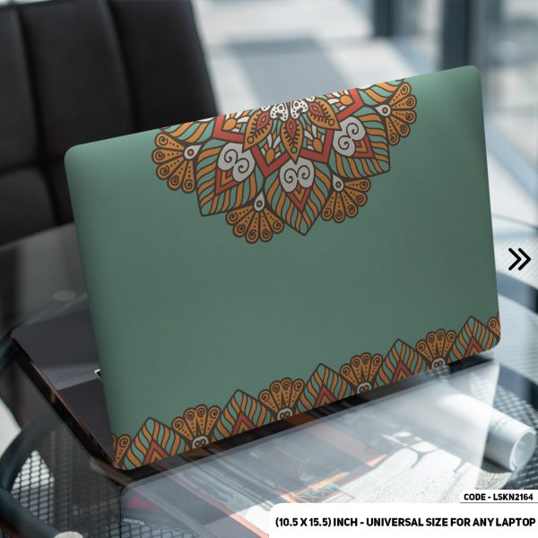 DDecorator Seamless Geomatric Pattern Matte Finished Removable Waterproof Laptop Sticker & Laptop Skin (Including FREE Accessories) - LSKN2164 - DDecorator