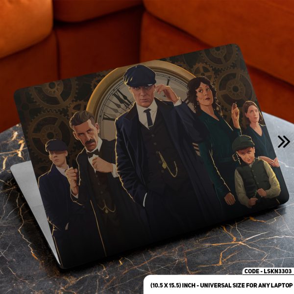 DDecorator Peaky Blinders Full Family Matte Finished Removable Waterproof Laptop Sticker & Laptop Skin (Including FREE Accessories) - LSKN3303 - DDecorator