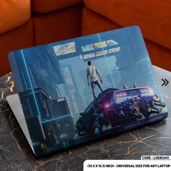 DDecorator Digital Character Matte Finished Removable Waterproof Laptop Sticker & Laptop Skin (Including FREE Accessories) - LSKN3441 - DDecorator