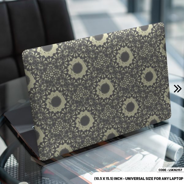 DDecorator Seamless Geomatric Pattern Matte Finished Removable Waterproof Laptop Sticker & Laptop Skin (Including FREE Accessories) - LSKN2157 - DDecorator