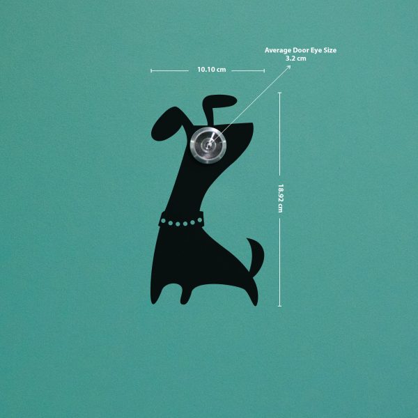 DDecorator Cartoon Excite Dog Door Stickers Vinyl Decall Wall Sticker - DE98 - DDecorator