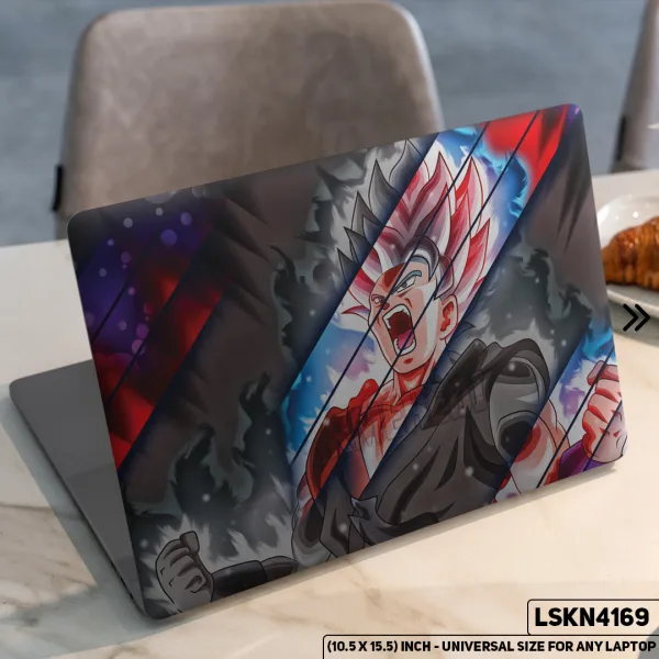 DDecorator Dragon Ball Z Z Warriors Goku Matte Finished Removable Waterproof Laptop Sticker & Laptop Skin (Including FREE Accessories) - LSKN4169 - DDecorator
