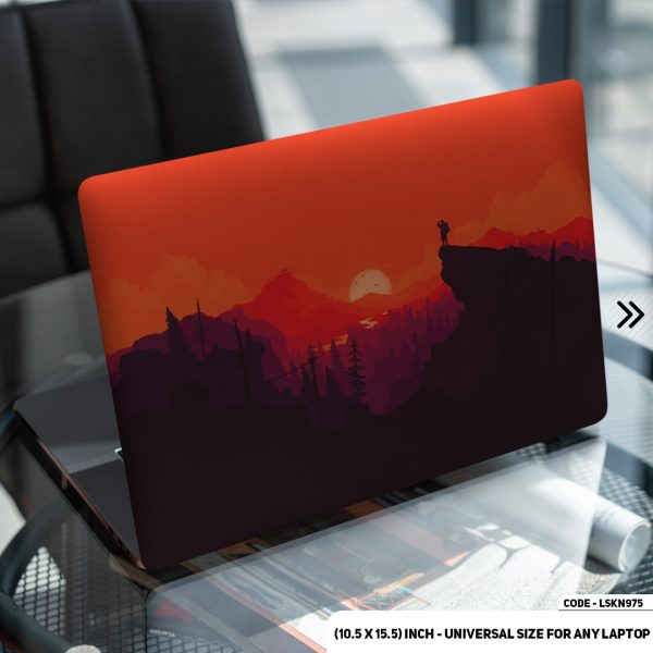 DDecorator Abstract Art Matte Finished Removable Waterproof Laptop Sticker & Laptop Skin (Including FREE Accessories) - LSKN975 - DDecorator