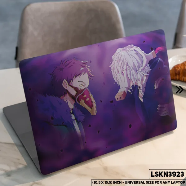 DDecorator Anime Character Illustration Matte Finished Removable Waterproof Laptop Sticker & Laptop Skin (Including FREE Accessories) - LSKN3923 - DDecorator
