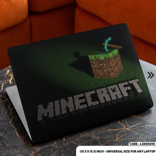DDecorator MINECRAFT Matte Finished Removable Waterproof Laptop Sticker & Laptop Skin (Including FREE Accessories) - LSKN3690 - DDecorator