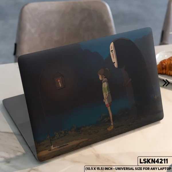 DDecorator Anime Cartoon Character Matte Finished Removable Waterproof Laptop Sticker & Laptop Skin (Including FREE Accessories) - LSKN4211 - DDecorator