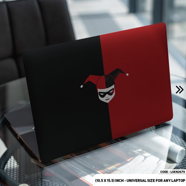 DDecorator Flash & Joker Double Character Matte Finished Removable Waterproof Laptop Sticker & Laptop Skin (Including FREE Accessories) - LSKN2679 - DDecorator