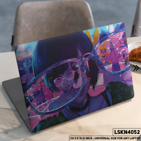 DDecorator Fantacy Art Digital Illustration Matte Finished Removable Waterproof Laptop Sticker & Laptop Skin (Including FREE Accessories) - LSKN4052 - DDecorator
