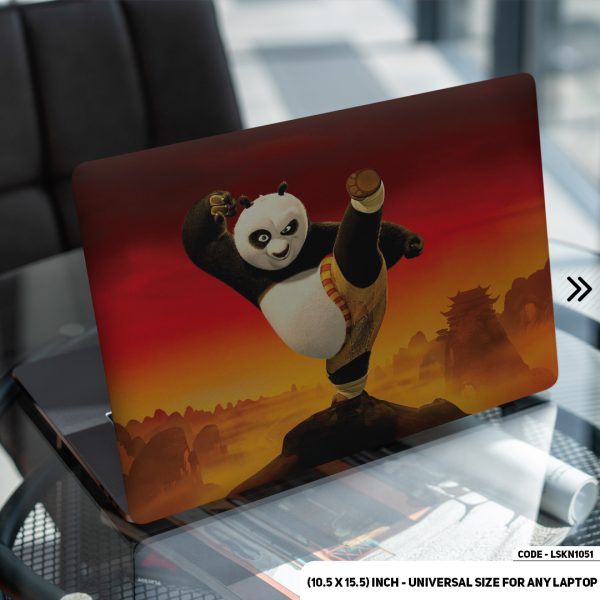 DDecorator Kung Fu Panda Matte Finished Removable Waterproof Laptop Sticker & Laptop Skin (Including FREE Accessories) - LSKN1051 - DDecorator