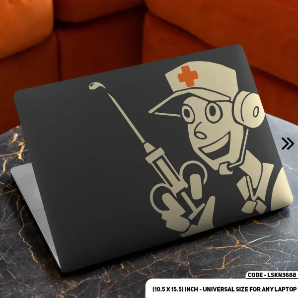 DDecorator Fantacy Art Digital Illustration Matte Finished Removable Waterproof Laptop Sticker & Laptop Skin (Including FREE Accessories) - LSKN3688 - DDecorator