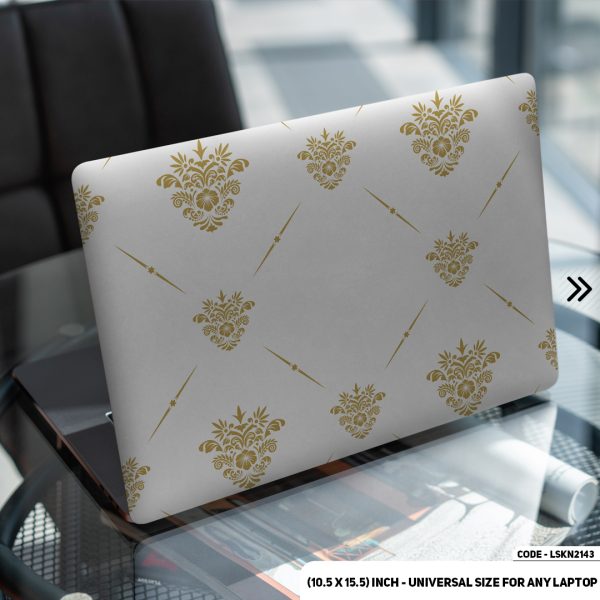 DDecorator Seamless Geomatric Pattern Matte Finished Removable Waterproof Laptop Sticker & Laptop Skin (Including FREE Accessories) - LSKN2143 - DDecorator